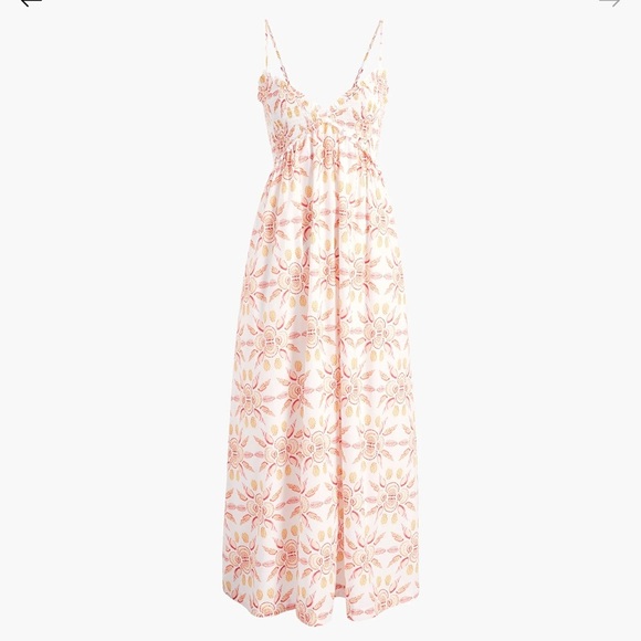 NWT Hill House Sydney Nap Dress - Orange Shell - Mosaic Cotton - Picture 2 of 7